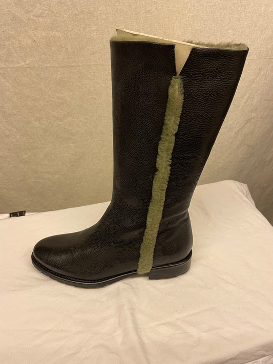 Vignola Schuhe Stiefel Vitello Nero Cayenne